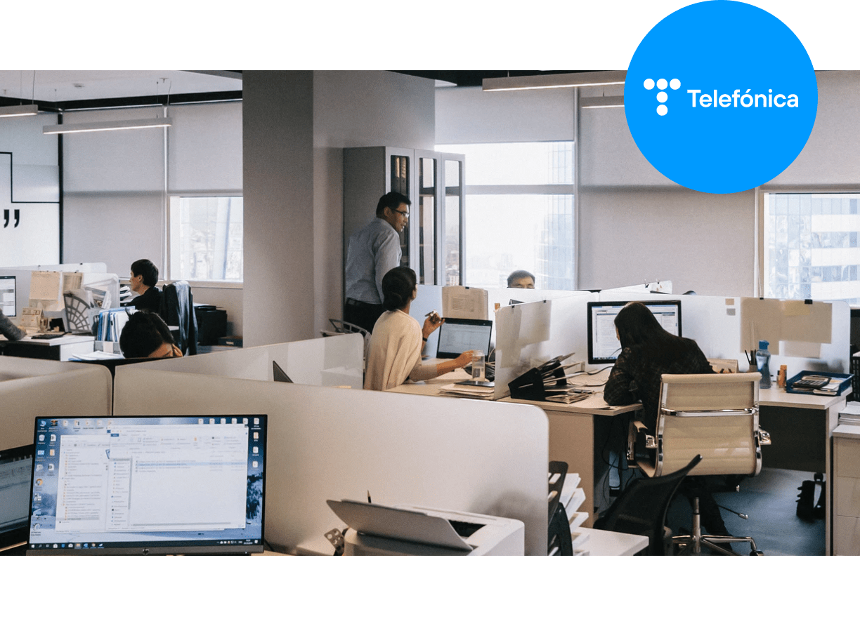 people working in the office